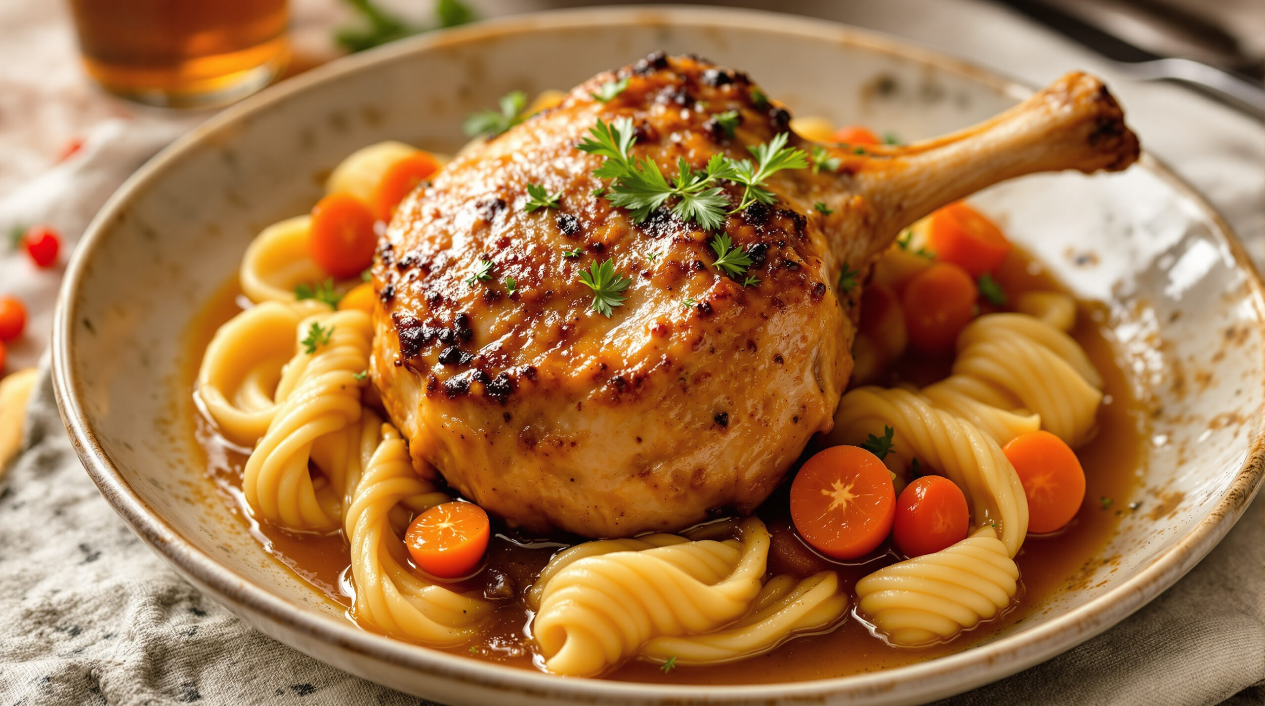 découvrez notre recette d'osso bucco de dinde, une préparation économique et gourmande parfaite pour un repas savoureux et facile à réaliser.