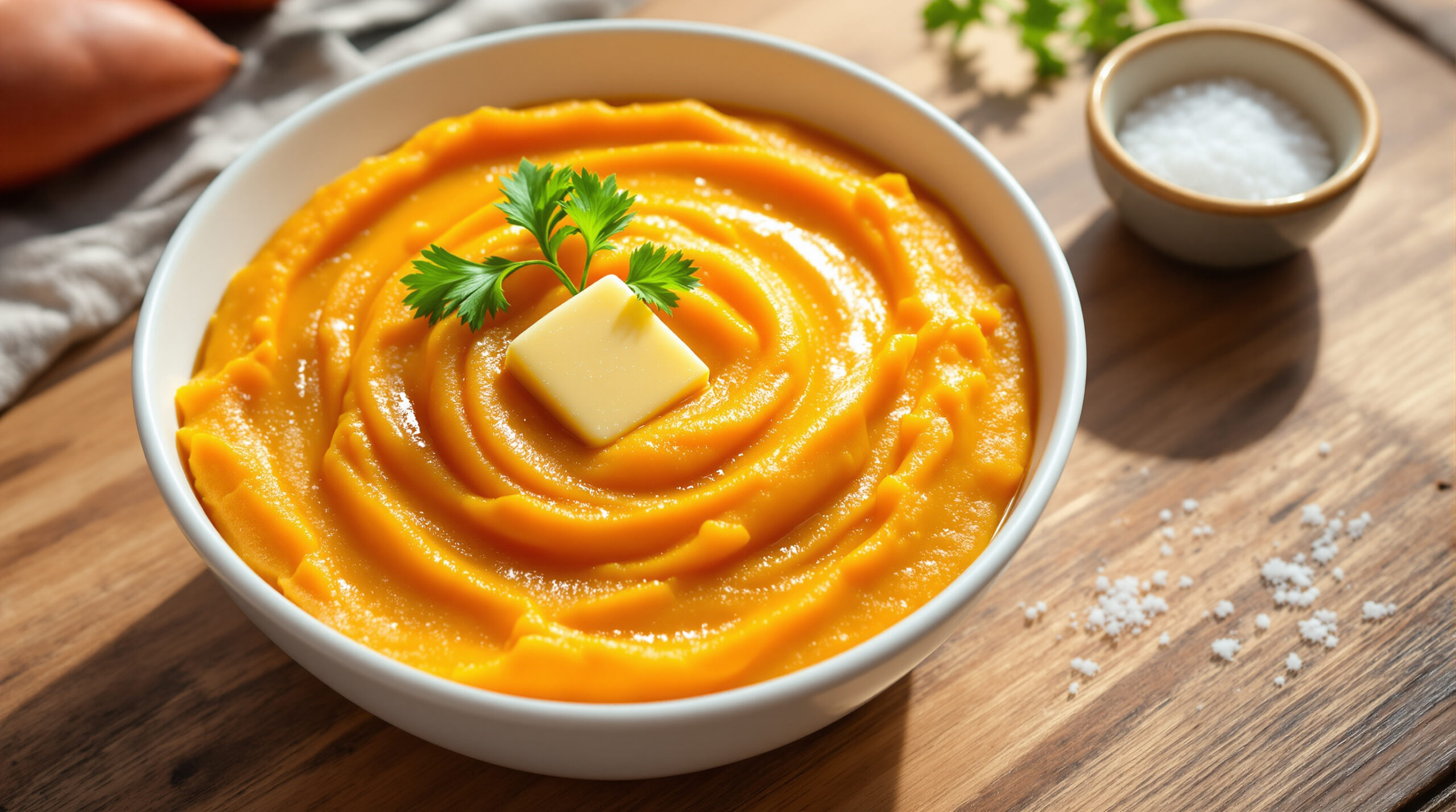 découvrez notre recette facile et rapide de purée de patate douce onctueuse, parfaite pour accompagner vos plats et régaler toute la famille.