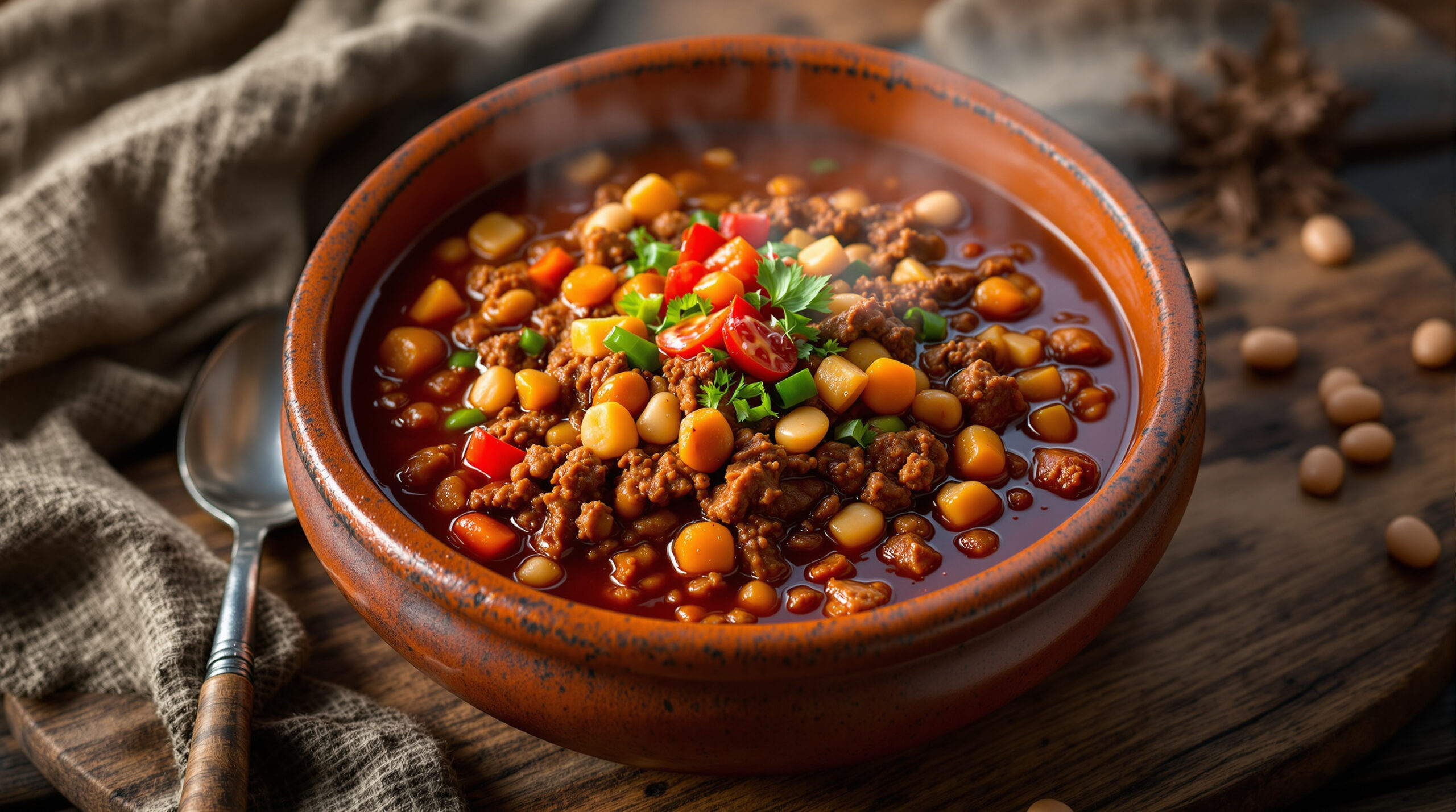 découvrez notre recette facile et rapide de chili con carne, un plat savoureux et épicé parfait pour un repas convivial en famille ou entre amis.