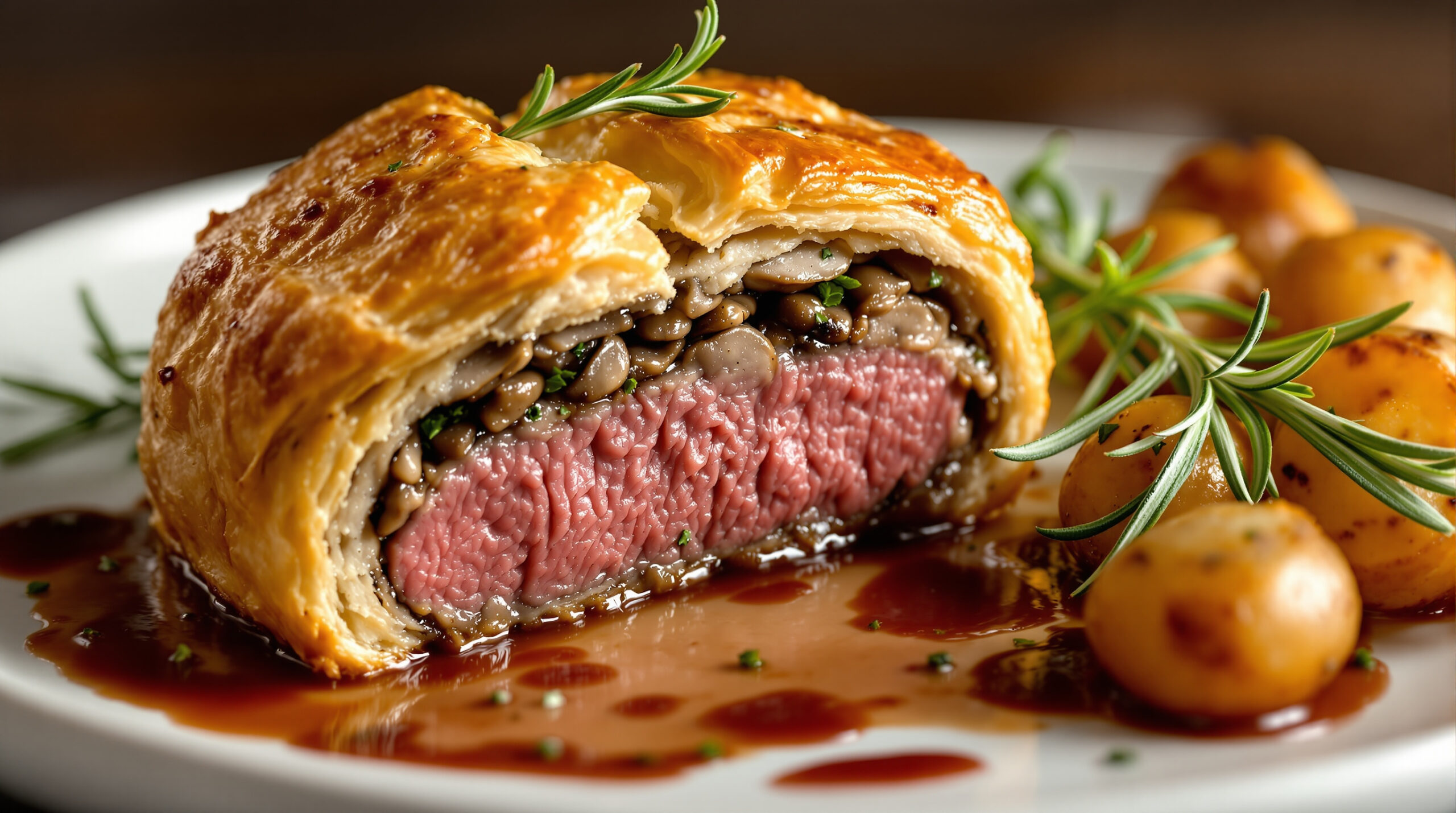 découvrez une recette festive et facile de filet mignon en croûte, parfaite pour impressionner vos invités avec un plat savoureux et élégant.