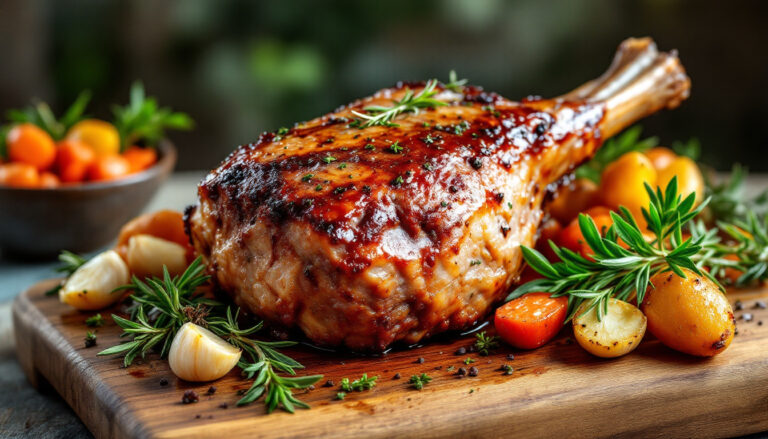 découvrez nos conseils pour réussir un gigot d'agneau au four parfait, avec les temps de cuisson idéaux et une marinade savoureuse pour sublimer votre plat.