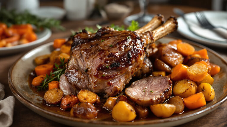 découvrez la recette traditionnelle du gigot de 7 heures, une viande fondante à la cuillère, idéale pour un repas savoureux et convivial.