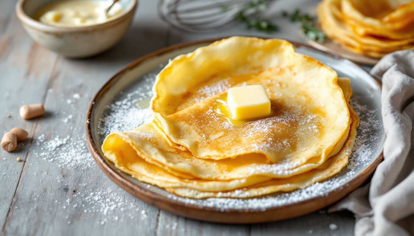 découvrez notre recette inratable de pâte à crêpes classique pour des crêpes légères et savoureuses à chaque fois. facile et rapide à préparer !
