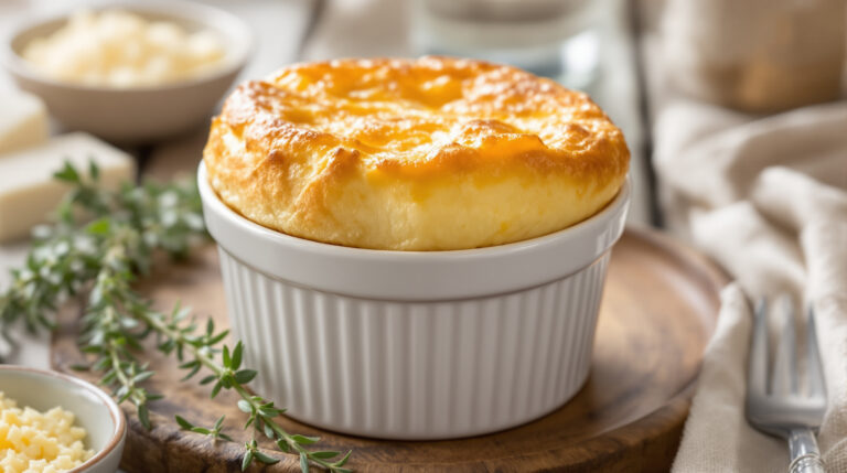 découvrez l'astuce infaillible pour réussir un soufflé au fromage léger et aérien qui ne retombe pas. suivez nos conseils simples pour épater vos convives à coup sûr !